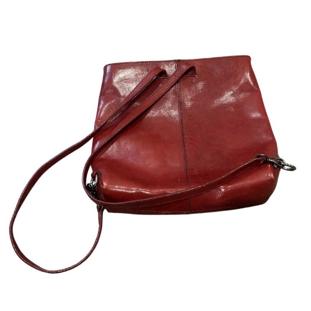 Vintage Ellington Red Leather Convertible Backpack Purse - Picture 3 of 10